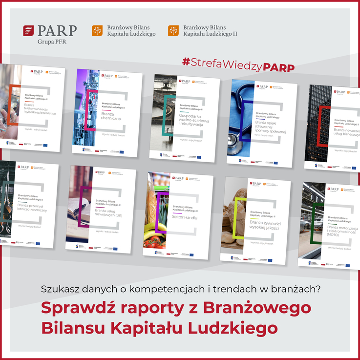 Zakończył się cykl webinarów PARP „Branżowe czwartki”, przedstawiający potrzeby kompetencyjne i wyzwania rynku pracy